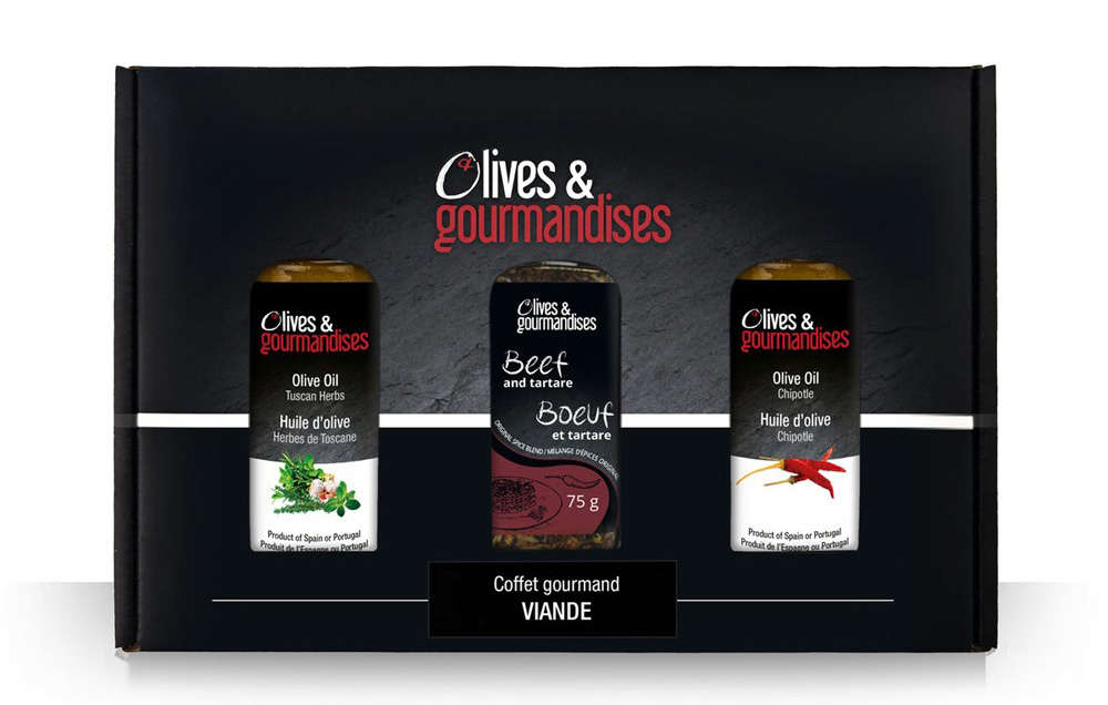 Trio de produits pour la viande