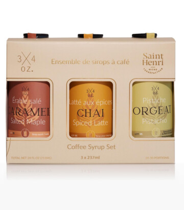 Coffret – Trio de sirops à café