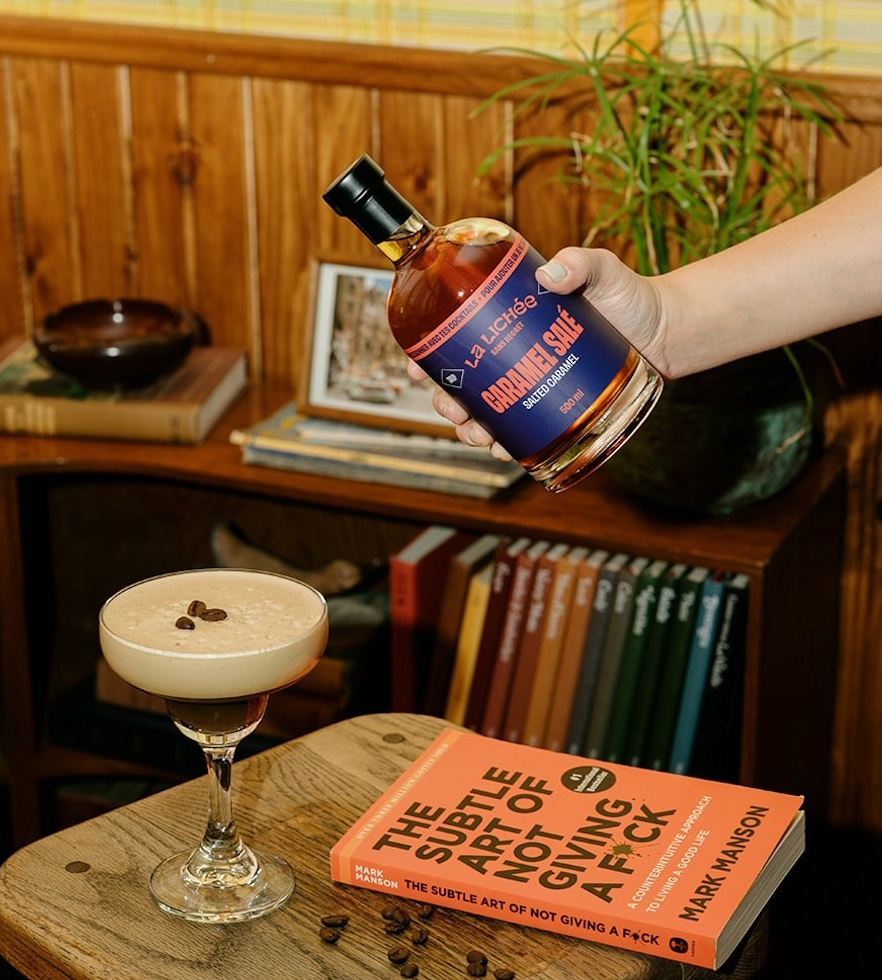 Sirop à café au caramel salé