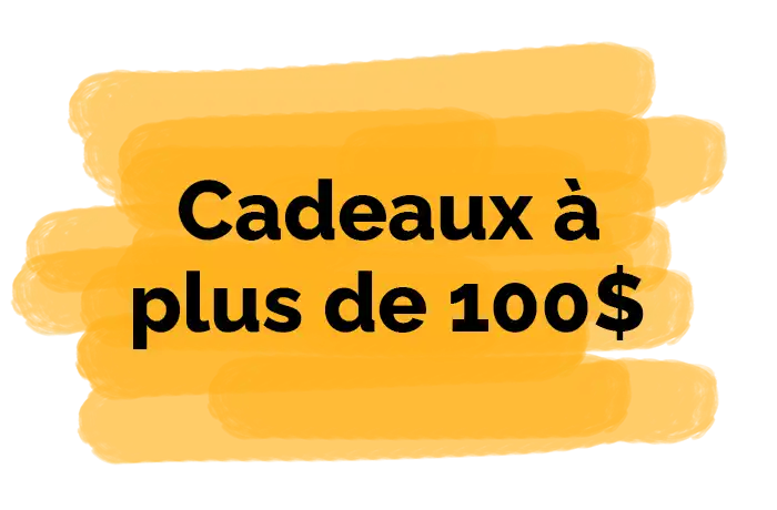 Cadeaux pour femme à plus de 100$