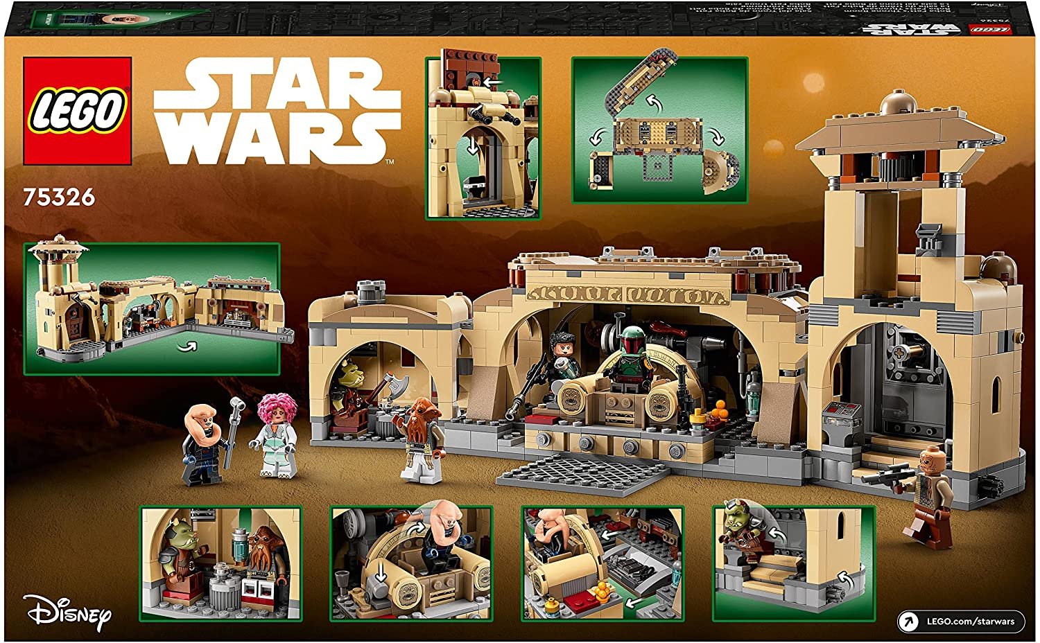 Salle du trone de boba fett Lego – Star Wars