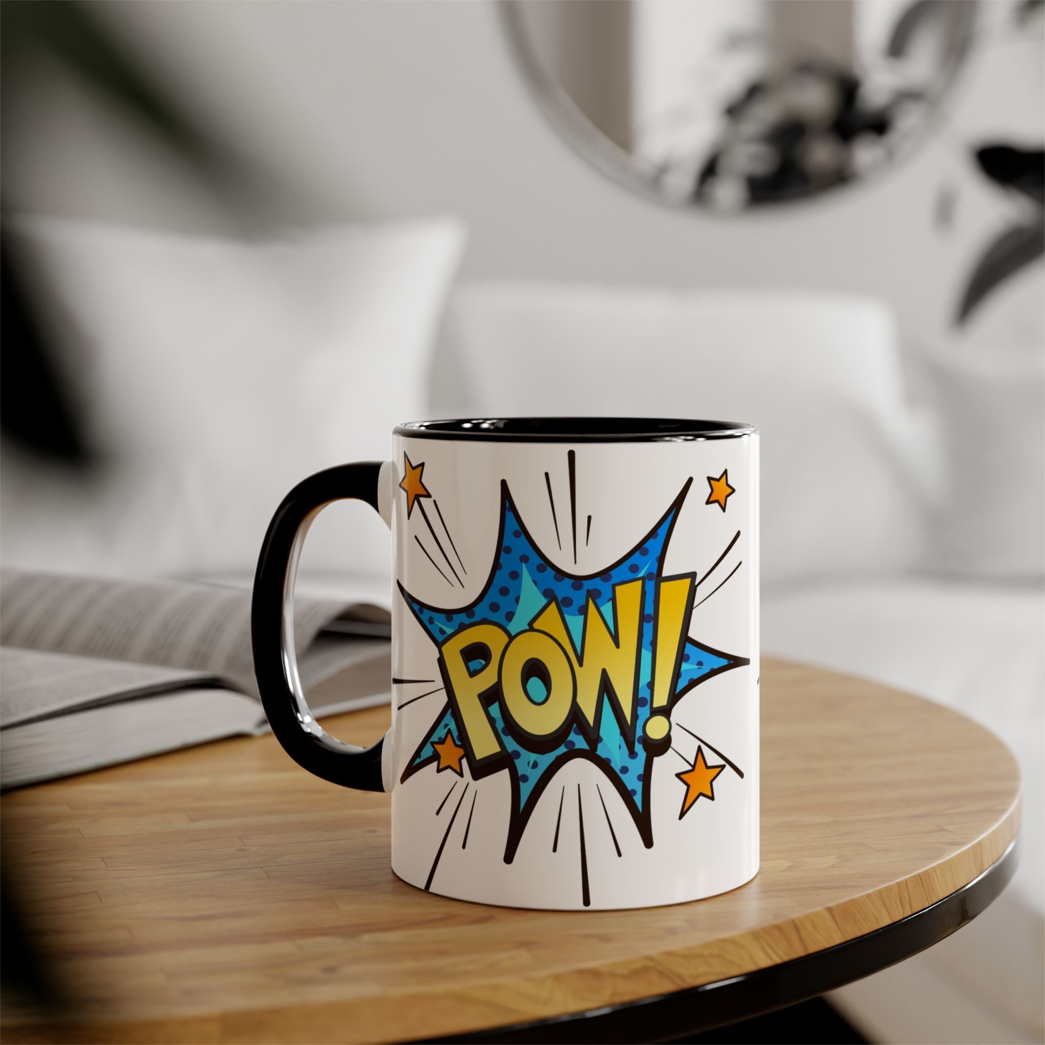 Tasse avec effet sonore POW!