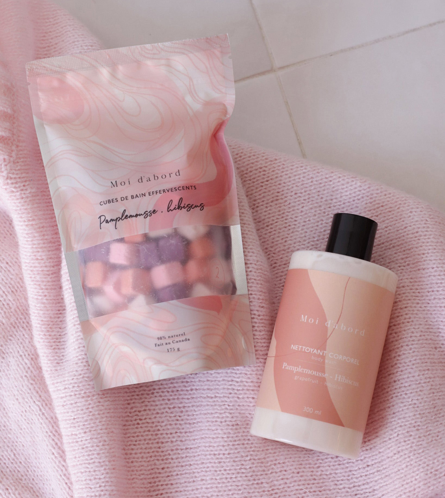 Duo de bain – Pamplemousse & Hibiscus