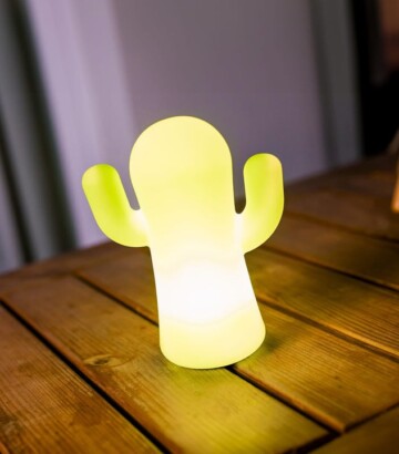 Lampe de table cactus