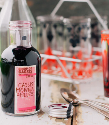 Sirop de cassis pour cocktails & desserts