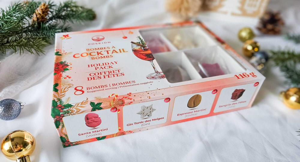 Bombes à cocktails de Noël