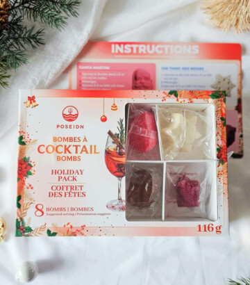 Coffret de bombes à cocktails de Noël