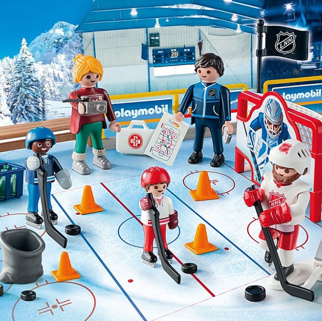 Calendrier de Playmobil et de Hockey