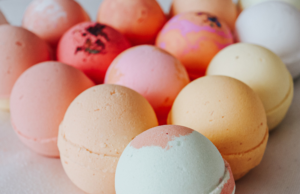 Coffret personnalisé de bombes de bain