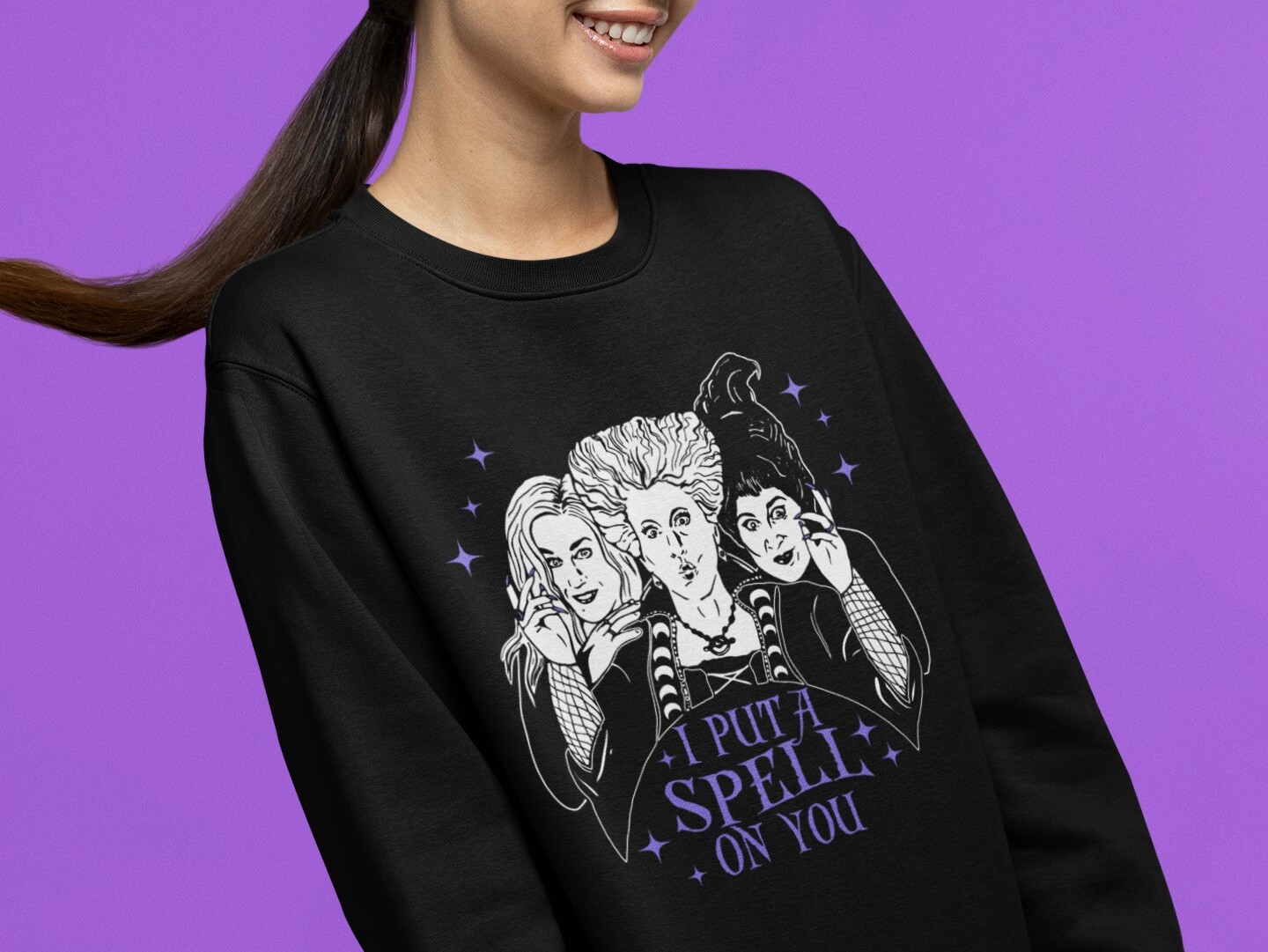 Coton ouaté pour l'Halloween du film Hocus Pocus avec les soeurs Sanderson