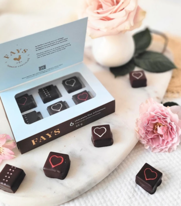 Boîte de 6 chocolats artisanaux FAYS