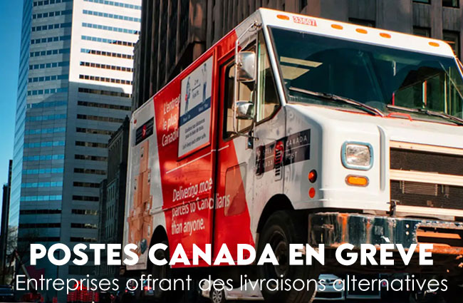 Grève chez Postes Canada solutions alternatives de livraison pour vos cadeaux de Noël