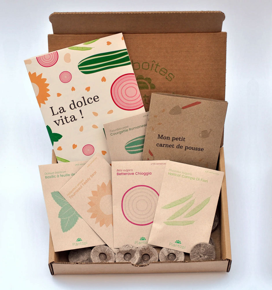 Coffret de semences – Potager de légumes italiens