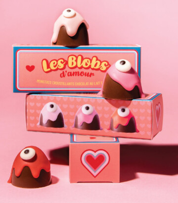 Trio de chocolats – Les blobs d’amour