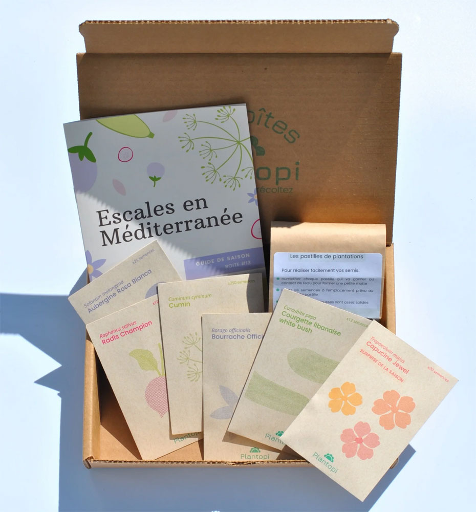 Coffret de semences – Potager méditerranéen